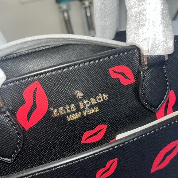 Kate Spade Black and Pink Women's Bag - Picture 7 of 9